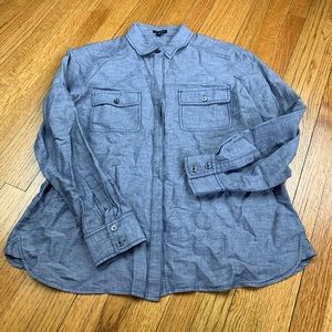 Ann Taylor Chambray Button Down